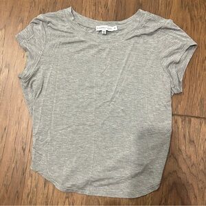 Sincerely Jules Light Gray Short Sleeve Tee
